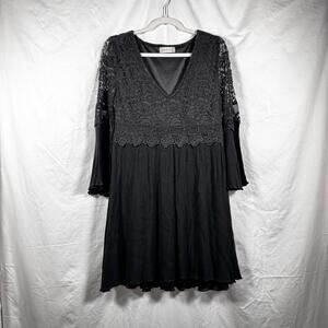 Atlar’d State Lace Mini Dress Size L Y2K Goth Whimsigoth Festival Boho